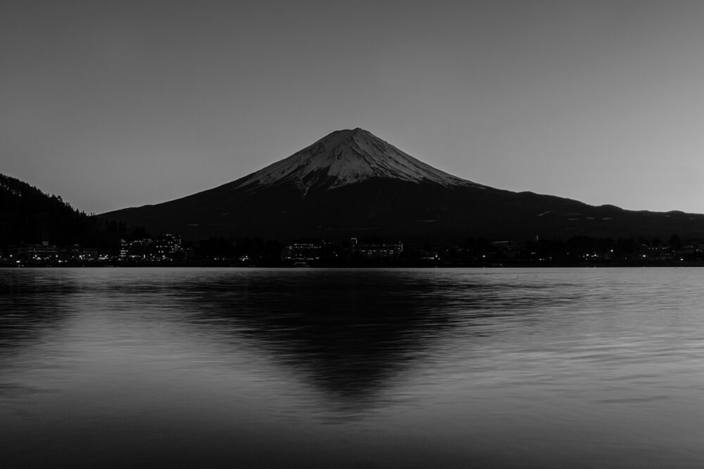 1200669bw - Fotoobraz hory Fudži | Japonsko - černobílý - FUJI.pictures