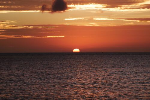 Fotoobraz západ slunce na Okinawě